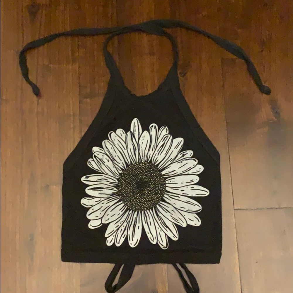 floral crop top